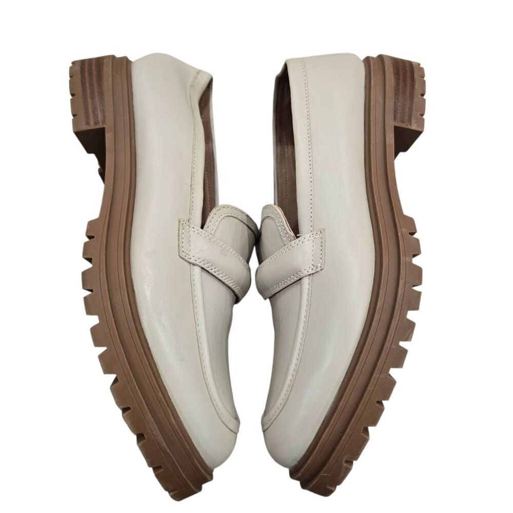 Madewell Bradley Lugsole Loafers Women's 10.5 Harvest Moon Leather Slip On - Picture 4 of 10